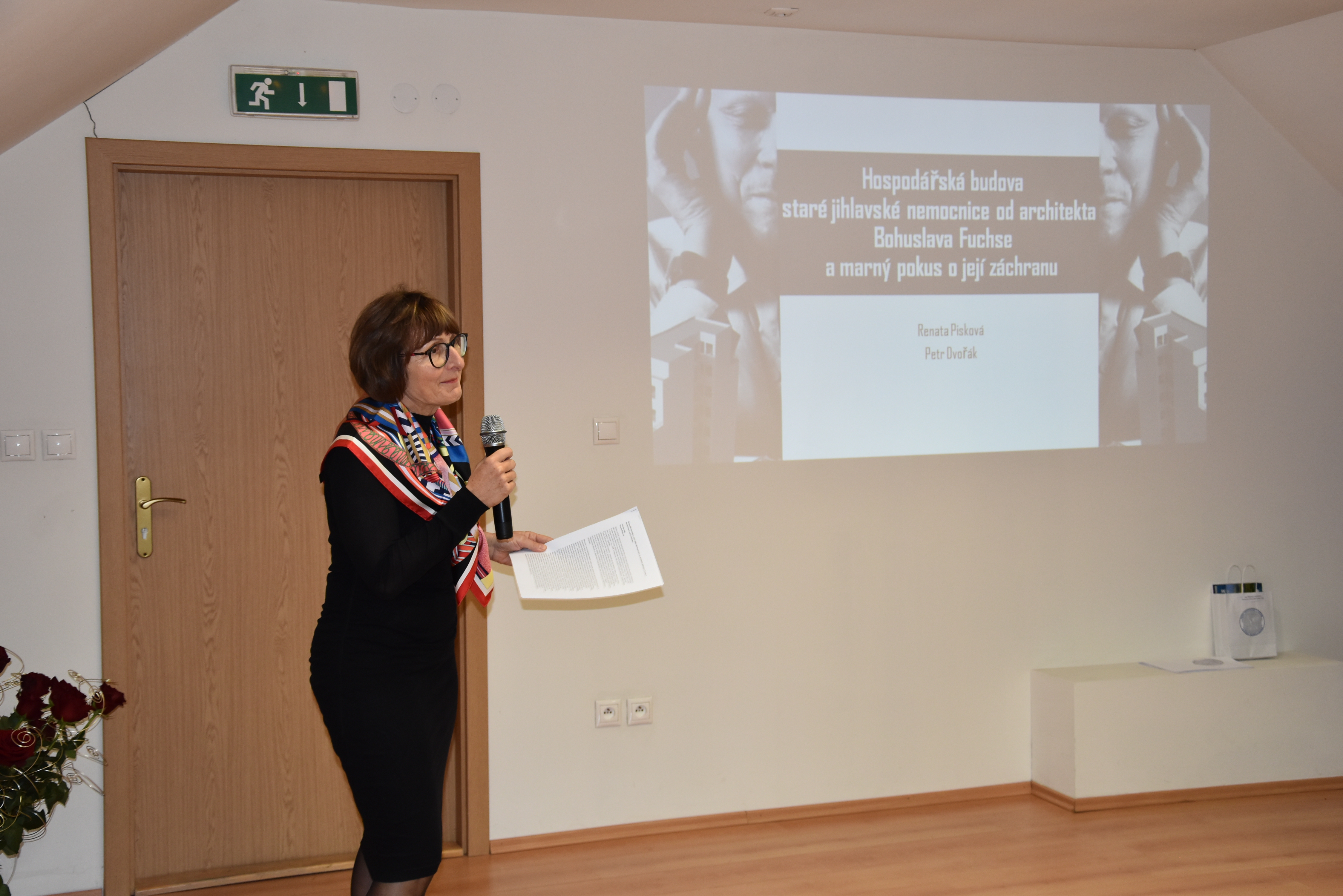 PhDr. Renata Pisková - počas svojej prednášky